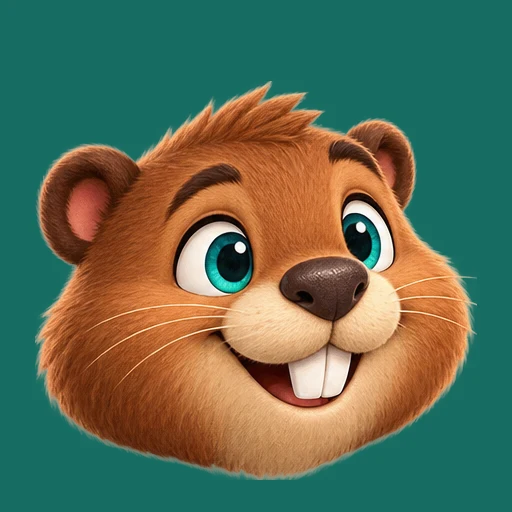 Dam! game icon - Buck the beaver
